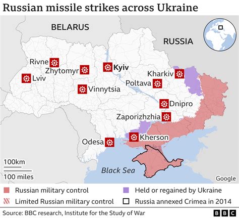 russian ukraine war update today map